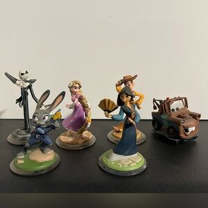 Disney Infinity Various Figures Lot Of 6